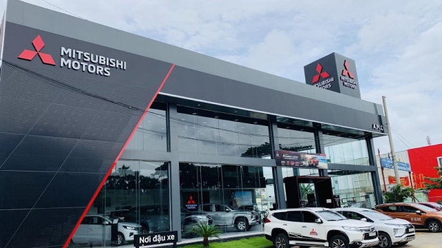 Đại lý 3S của ô tô hiệu Mitsubishi tại Quảng Ngãi, Cần Thơ, Kiên Giang và Cà Mau.